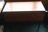 Antique Hardwood Drop Leaf Table