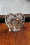 Waterford Crystal Ring Holder & Clock