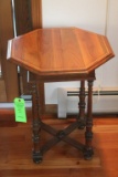 Inlaid Mahogany Octagon Table