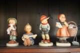 (4) Goebel Figurines & Statue