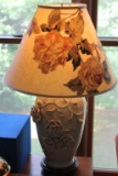 Floral Ceramic Table Lamp