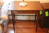 Antique Turned Leg Side Table