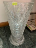 Victorian Cut Glass Vase