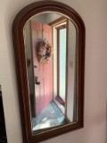 Antique Half Dome Wall Mirror