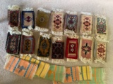 (14) Handwoven Carpet Samples