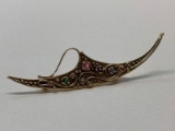 14K Yellow Gold Brooch