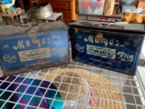 (2) Antique Mayo Tobacco Tins