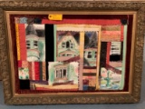 Framed Quilted Fabric