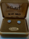 Pair of 14K Yellow Gold Stud Earrings