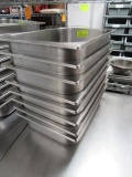 (8) 1/2 Pan Stainless Inserts
