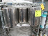 (6) Stainless Steel Gelato Tubs