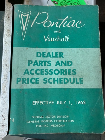 (2) Pontiac Parts Catalogs