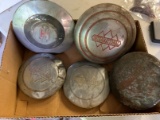 (5) Collectible International Hub Caps