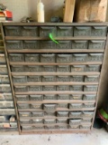 (66) Drawer Bolt Bin and Contents