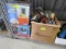 Wagner Paint Sprayer, Craftsman Buffer and Box of Painting Sundries