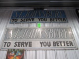 (2) St. Johnsbury Trucking Co. Trailer Placards