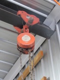 CM Model 633 2 Ton Manual Chain Hoist and Trolley