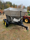 Stainless Steel Fertilizer Spreader on tandem axle chassis