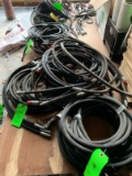 Lot of Assorted Hydraulic Hoses