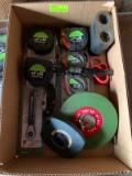 Lot of Tape Measures and Scissors