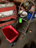 Hand Truck and Poly Spreader