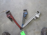 (3) Pipe Wrenches