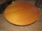 Round Hardwood Coffee Table