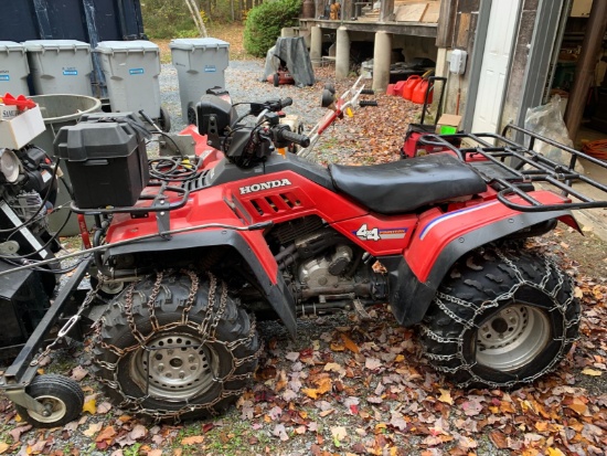 1986/1987 TRX350 Honda 4 Tracks 4x4 ATV