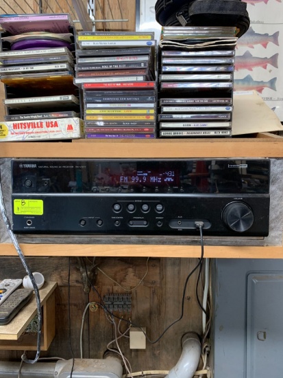 Yamaha RX-V377 Receiver & (38+/-) Rock CD's