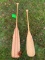 Pair of Assembled Canoe Paddles