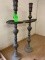 (2) Brass Candelabras