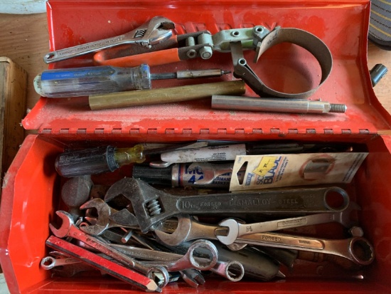Metal Tool Box w/ Asst. Hand Tools