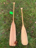 Pair of Assembled Canoe Paddles