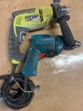 (2) Corded Power Drills