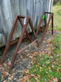 (2) Iron Stands