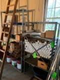 (2) 5 Tier Metal Shelves