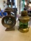 (2) Brass Oil Lamps in Various States of Repair