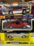 (3) 1:18 Diecast Collectible Cars