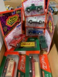(9) Road Champs & Coca Cola Collectible Trucks