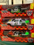 (9) Racing Champions 1:24 Scale Diecast Stock Car Replicas
