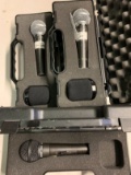 (3) Shure SM58 Dynamic Vocal Microphones