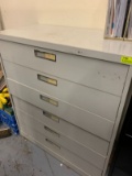 Metal 6-Drawer Storage Cabinet