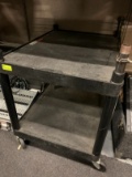 2-Tier Rolling Poly AV Cart