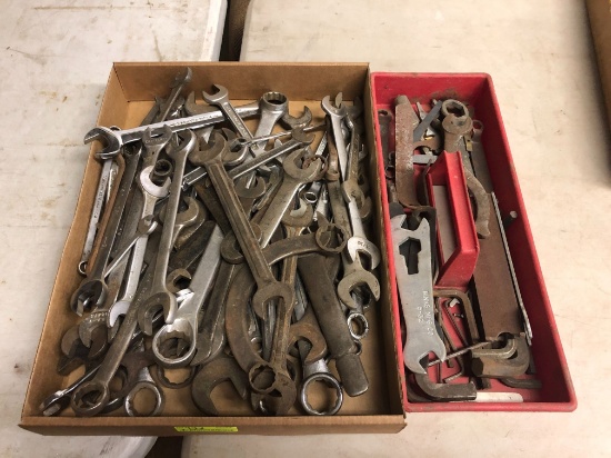 (40+/-) Asst. SAE Open & Box-End Wrenches