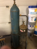 Oxy Acetylene Torch Cart w/ 2 Tanks