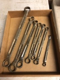 (7) Snap On SAE Vintage Box End Wrenches