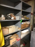 Steel Shelf Unit w/ contents