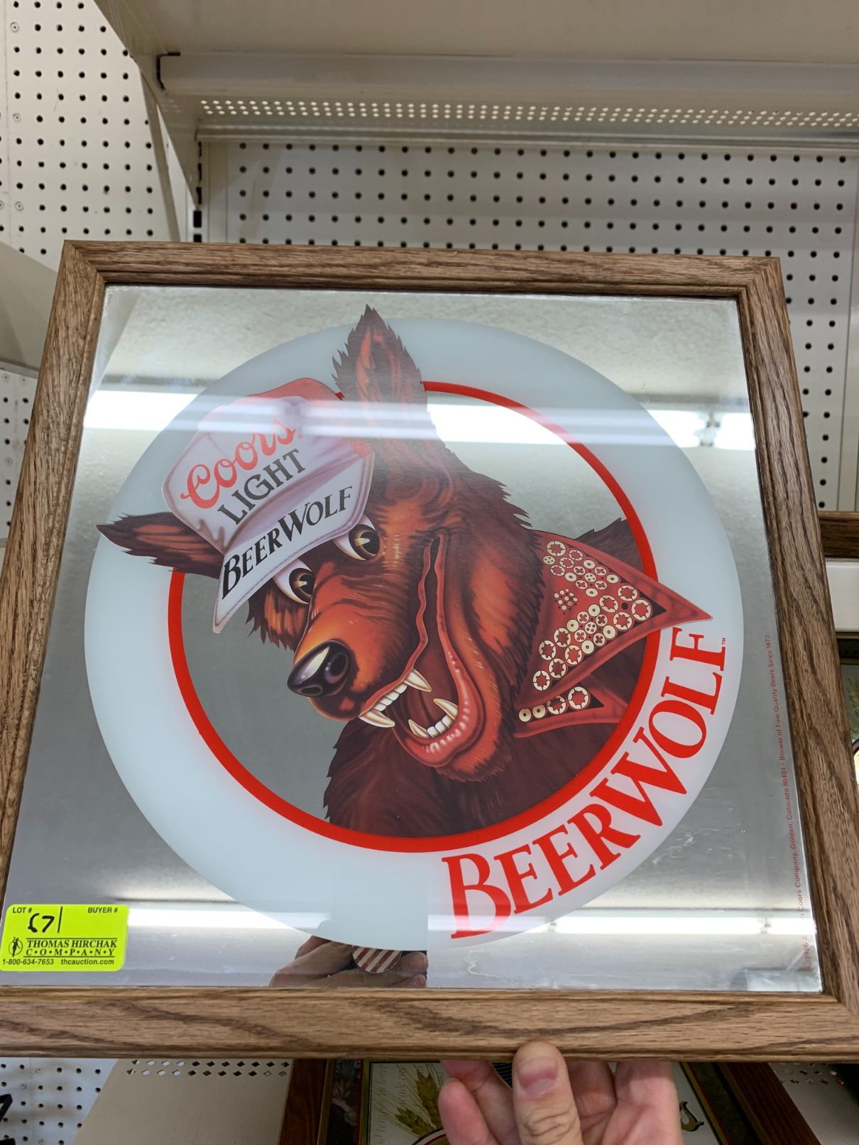 Vintage Coors Beer Wolf Outlet UK