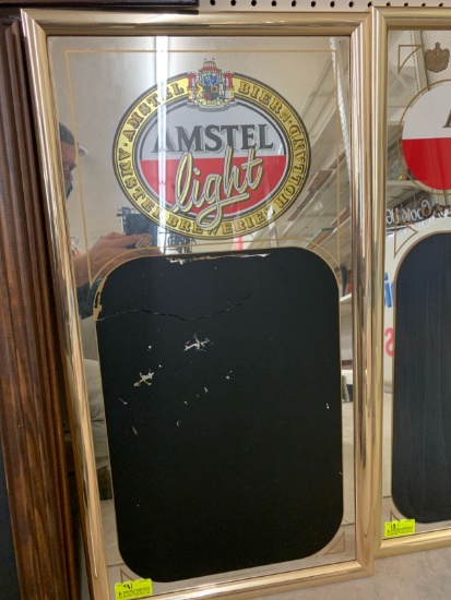 Amstel Light Chalkboard Bar Mirror