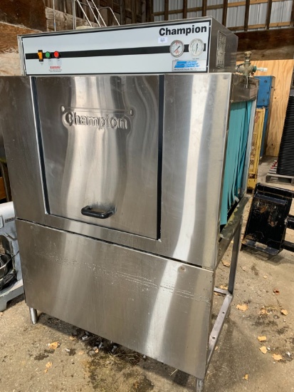 Champion Commercial Dishwasher w/ Hatco Booster